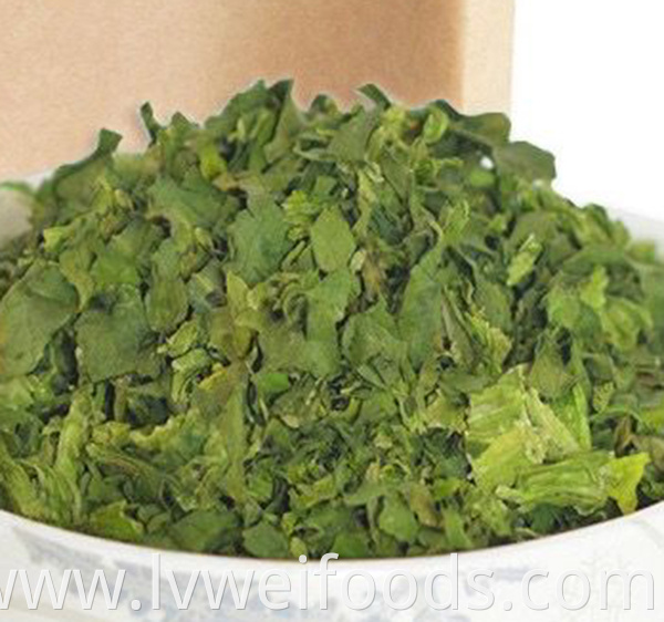 Dehydrated Spinach Leaves 5 5mm